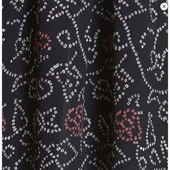 Ulla Johnson 4 Aviva 100% Silk Ruffle Midi Dress Backless Romantic Maxi Black - Picture 14 of 14